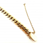 Bracciale a maglie gourmette in oro