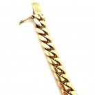 Bracciale a maglie gourmette in oro