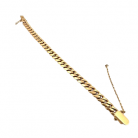Bracciale a maglie gourmette in oro