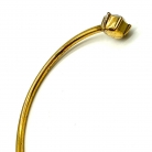Bracciale Dior in metallo dorato con design aperto