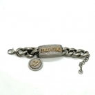 Bracciale MiuMiu in metallo con strass
