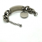 Bracciale MiuMiu in metallo con strass