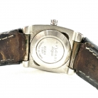 Reloj Bvlgari Ergon de acero inoxidable con esfera negra y correa para mujer