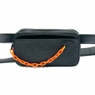 Louis Vuitton Black Taurillon Belt Bag