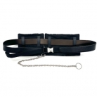 BLACK NYLON HAND PRADA FANNY PACK WITH ACCESSORIES