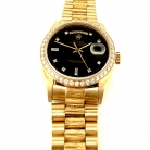 Rolex Day-Date 18238 en Oro Amarillo 18K con Diamantes