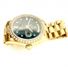Rolex Day-Date 18238 en Oro Amarillo 18K con Diamantes