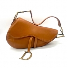Saddle Dior cuero marrón