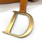 Saddle Dior cuero marrón