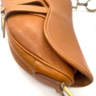 Saddle Dior cuero marrón