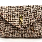 sain laurent pochette in tessuto