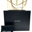saint laurent lou lou white leather