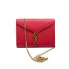 Saint Laurent Monogram Envelope Chain Wallet