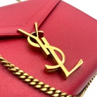 Saint Laurent Monogram Envelope Chain Wallet