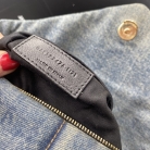 Puffer Saint Laurent MM in denim