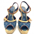 sandalias con cuña Louis Vuitton