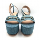 Sandalias de plataforma Gucci Horsebit