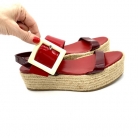 Sandalias MiuMiu con suela de esparto