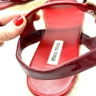 Sandalias MiuMiu con suela de esparto