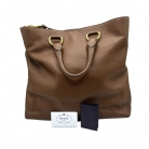 Shopper Prada Vintage in Pelle Marrone