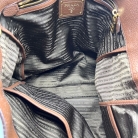 Shopper Prada Vintage in Pelle Marrone
