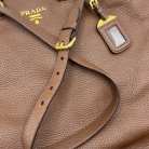 Shopper Prada Vintage in Pelle Marrone