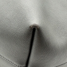 SHOPPING BAG YVES SAINT LAURENT PELLE GRIGIA CON POCHETTE