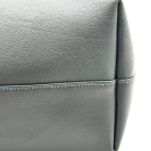 SHOPPING BAG YVES SAINT LAURENT PELLE GRIGIA CON POCHETTE