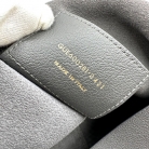 SHOPPING BAG YVES SAINT LAURENT PELLE GRIGIA CON POCHETTE