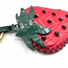 strawberry wallet versace