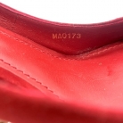 Scarpe con tacco Louis Vuitton in camoscio rosso
