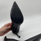 Tacones Dior con adorno estrella en plateado