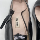 Décolleté MiuMiu con tacco gioiello