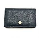 TARJETERO LOUIS VUITTON EN CUERO NEGRO EMPREINTED NEGRO
