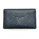 TARJETERO LOUIS VUITTON EN CUERO NEGRO EMPREINTED NEGRO