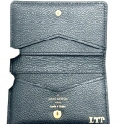 TARJETERO LOUIS VUITTON EN CUERO NEGRO EMPREINTED NEGRO