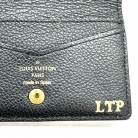 TARJETERO LOUIS VUITTON EN CUERO NEGRO EMPREINTED NEGRO