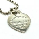 Tiffany & Co Collana con ciondolo a forma di cuore Return to Tiffany
