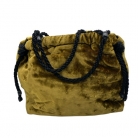borsa tote in velluto verde MiuMiu