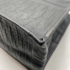Borsa tote Dior in pelle nera obliqua