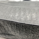 Borsa tote Dior in pelle nera obliqua