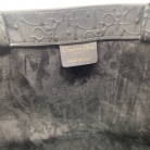 Borsa tote Dior in pelle nera obliqua