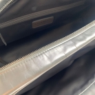 silver brick leather Chanel tote