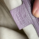 Tote Gucci en piel rosa con asas de bambú