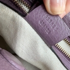 Tote Gucci en piel rosa con asas de bambú