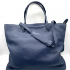Navy blue Prada tote bag