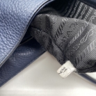 Navy blue Prada tote bag