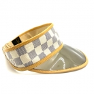 Visera Louis Vuitton damier azul