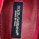 Dolce Gabbana crystal heeled shoes.