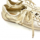 LOUIS VUITTON GOLD SPORTS SHOES T38